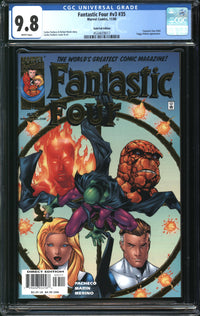 Fantastic Four (1998) #35 Gold Foil Edition CGC 9.8 NM/MT