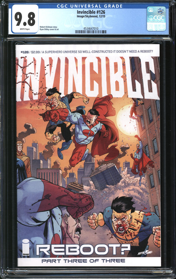 Invincible (2003) #126 CGC 9.8 NM/MT