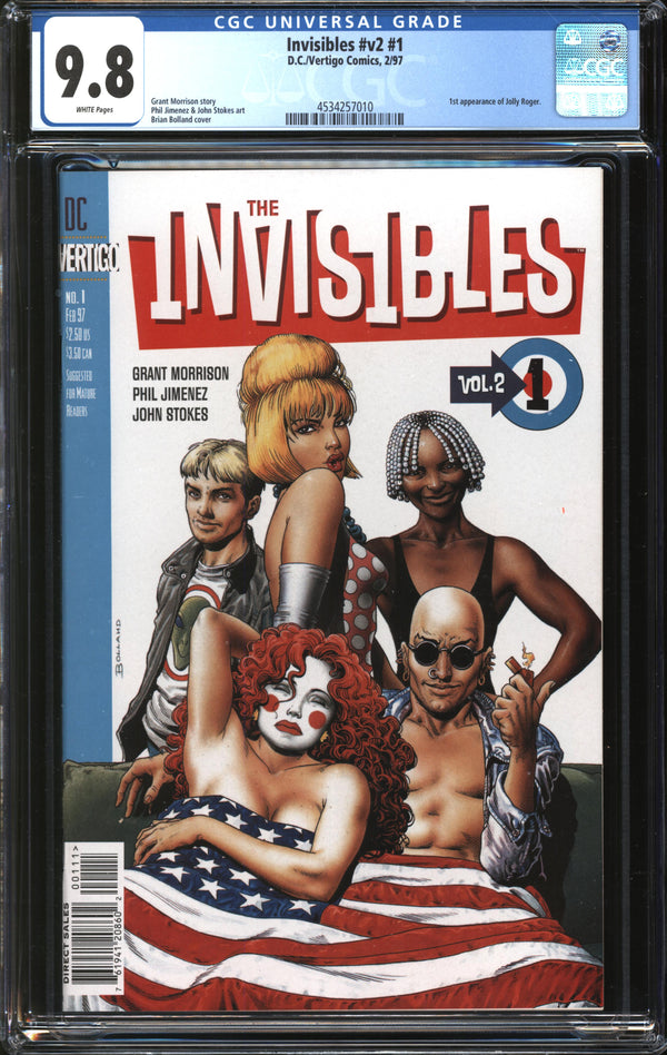 Invisibles (1997) #1 CGC 9.8 NM/MT