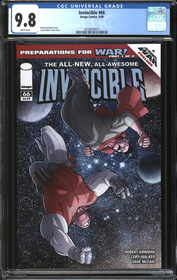 Invincible (2003) # 66 CGC 9.8 NM/MT