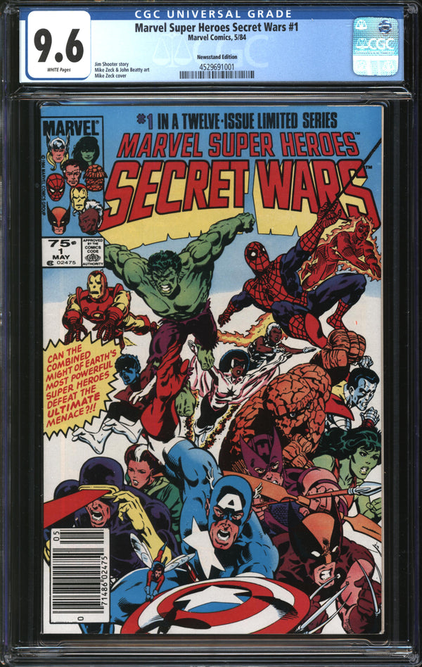 Marvel Super-Heroes Secret Wars (1984) # 1 Newsstand Edition CGC 9.6 NM+