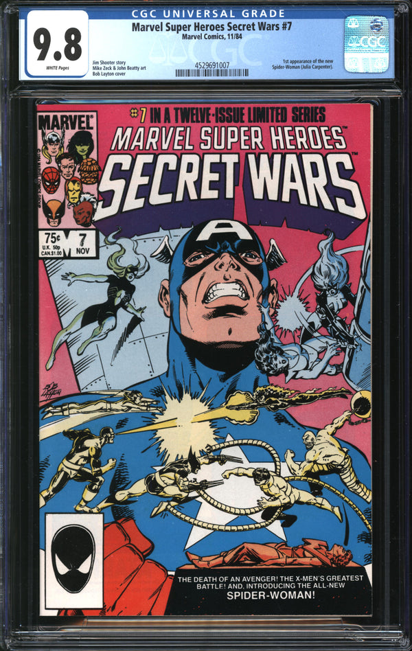 Marvel Super-Heroes Secret Wars (1984) # 7 CGC 9.8 NM/MT