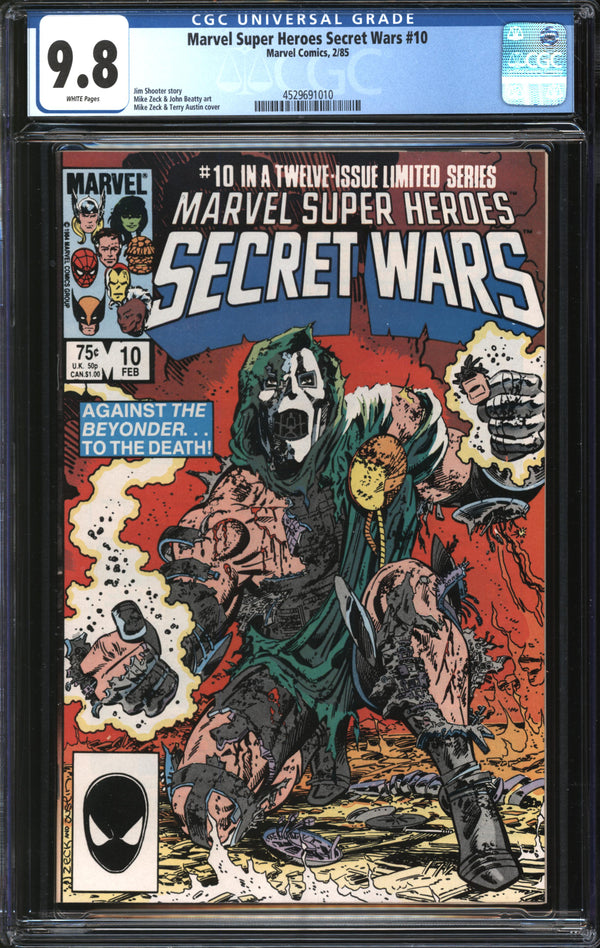 Marvel Super-Heroes Secret Wars (1984) #10 CGC 9.8 NM/MT