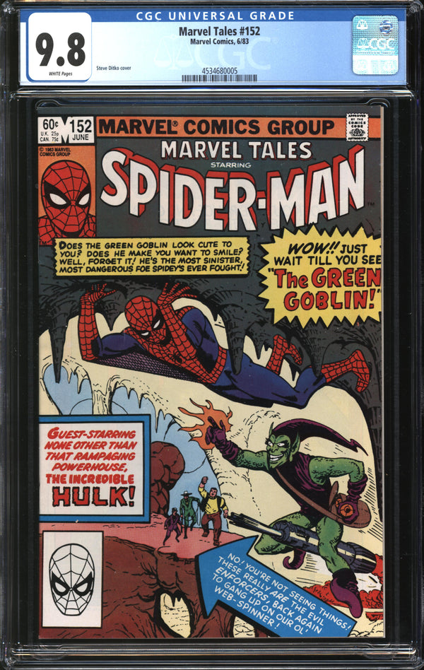 Marvel Tales (1964) #152 CGC 9.8 NM/MT