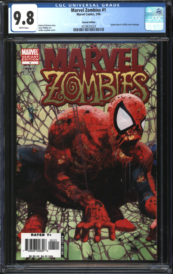 Marvel Zombies (2006) #1 Variant Edition CGC 9.8 NM/MT