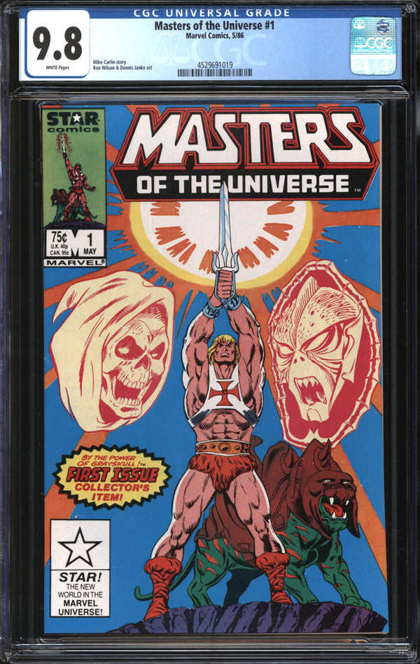 Masters Of The Universe (1986) # 1 CGC 9.8 NM/MT