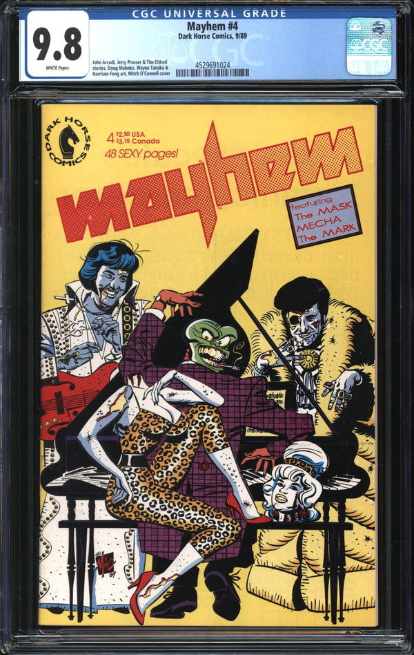 Mayhem (1989) #4 CGC 9.8 NM/MT