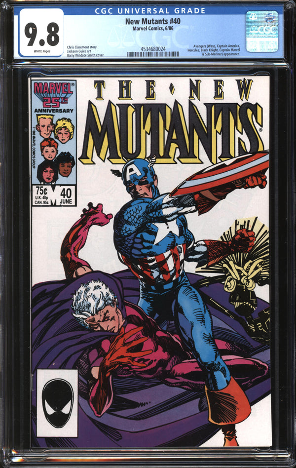 New Mutants (1983) #40 CGC 9.8 NM/MT