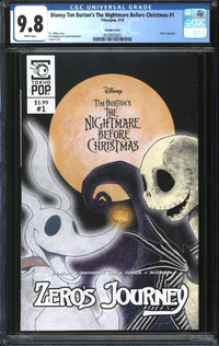 Tim Burton's The Nightmare Before Christmas (2018) #1 Variant Cover CGC 9.8 NM/MT