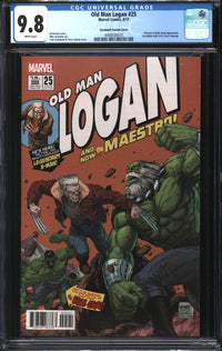 Old Man Logan (2016) #25 Tom Grummett Variant CGC 9.8 NM/MT