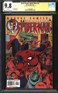 Peter Parker: Spider-Man (1999) #42 CGC x JSA Signature Series 9.8 NM/MT Signed Zeb Wells