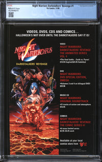 Night Warriors: Darkstalkers' Revenge (1998) #1 CGC 9.8 NM/MT