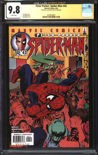 Peter Parker: Spider-Man (1999) #42 CGC x JSA Signature Series 9.8 NM/MT Signed Zeb Wells