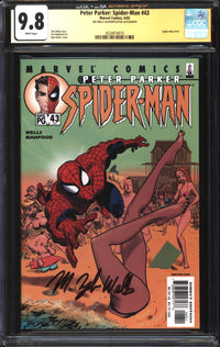 Peter Parker: Spider-Man (1999) #43 CGC x JSA Signature Series 9.8 NM/MT Signed Zeb Wells