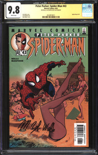 Peter Parker: Spider-Man (1999) #43 CGC x JSA Signature Series 9.8 NM/MT Signed Zeb Wells