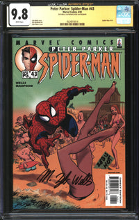 Peter Parker: Spider-Man (1999) #43 CGC x JSA Signature Series 9.8 NM/MT Signed Zeb Wells