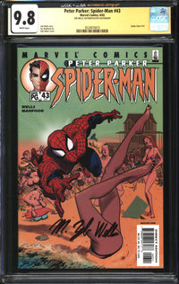 Peter Parker: Spider-Man (1999) #43 CGC x JSA Signature Series 9.8 NM/MT Signed Zeb Wells