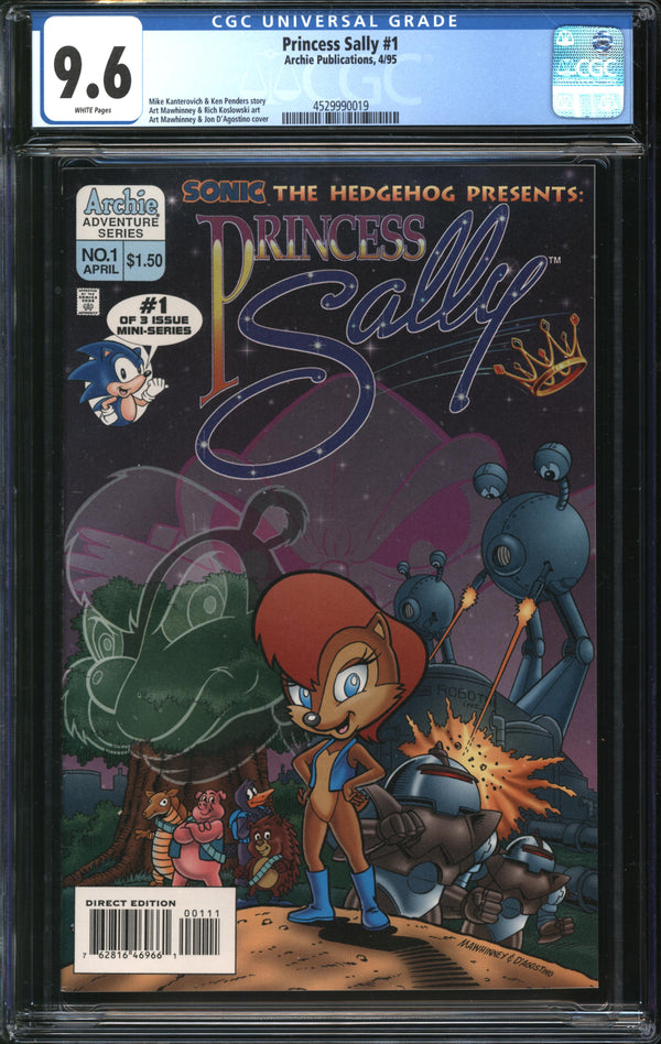 Princess Sally (1995) #1 CGC 9.6 NM+