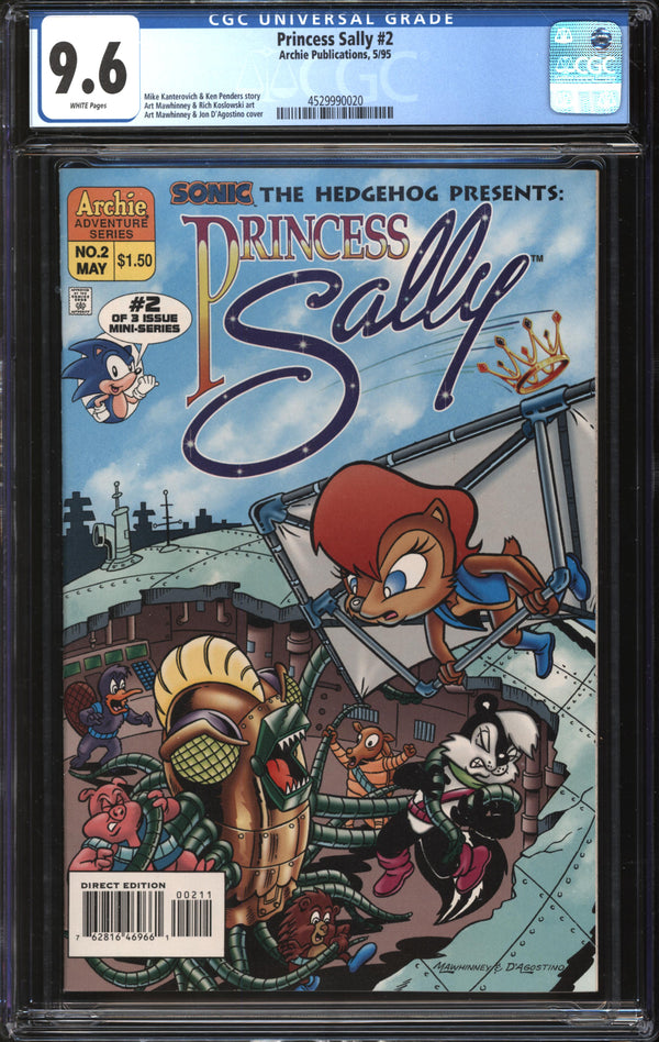 Princess Sally (1995) #2 CGC 9.6 NM+