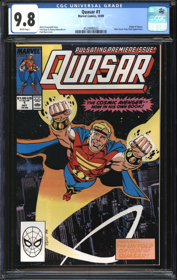 Quasar (1989) # 1 CGC 9.8 NM/MT