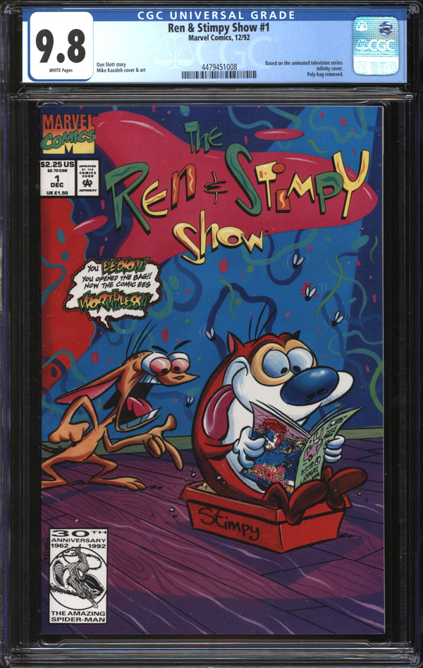 Ren & Stimpy Show (1992) #1 CGC 9.8 NM/MT