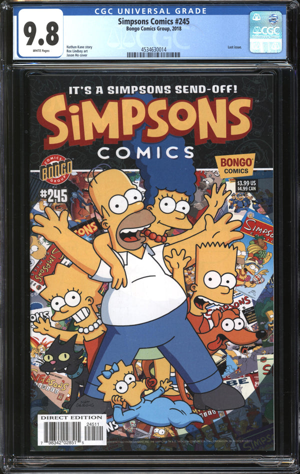 Simpsons Comics (1993) #245 CGC 9.8 NM/MT