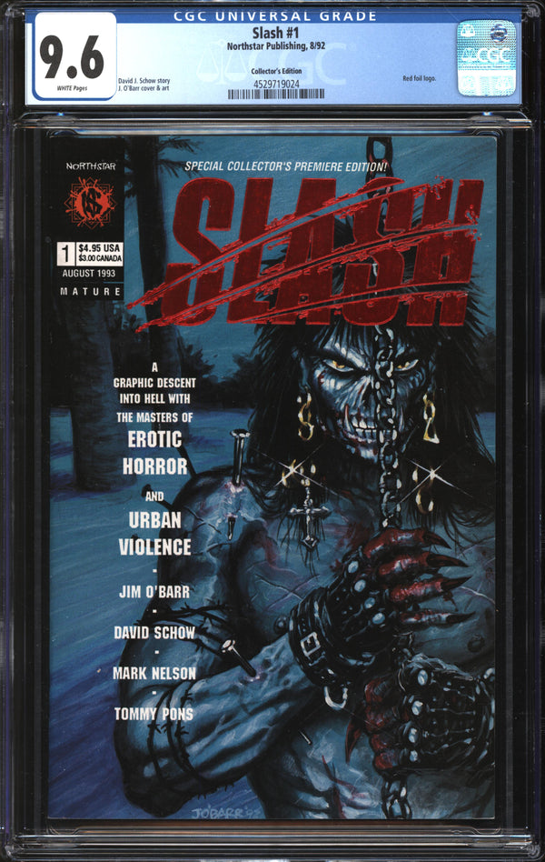 Slash (1992) #1 Collector's Edition CGC 9.6 NM+