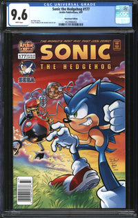 Sonic The Hedgehog (1993) #177 Newsstand Edition CGC 9.6 NM+