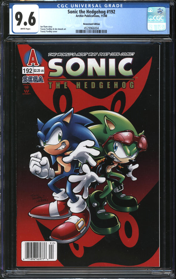 Sonic The Hedgehog (1993) #192 Newsstand Edition CGC 9.6 NM+