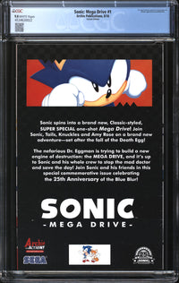 Sonic: Mega Drive (2016) #1 Variant Edition CGC 9.0 VF/NM