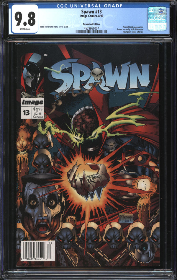 Spawn (1992) # 13 Newsstand Edition CGC 9.8 NM/MT