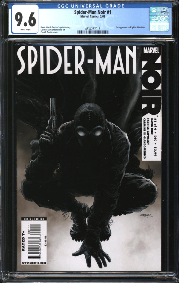 Spider-Man: Noir (2009) #1 CGC 9.6 NM+