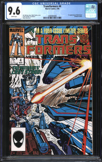 Transformers (1984) # 4 CGC 9.6 NM+