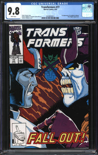 Transformers (1984) #77 CGC 9.8 NM/MT