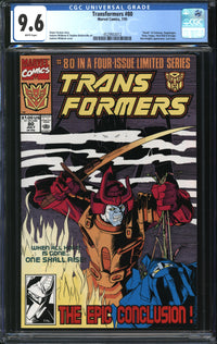 Transformers (1984) #80 CGC 9.6 NM+