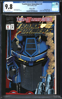 Transformers: Generation 2 (1993) #1 Collector's Edition CGC 9.8 NM/MT