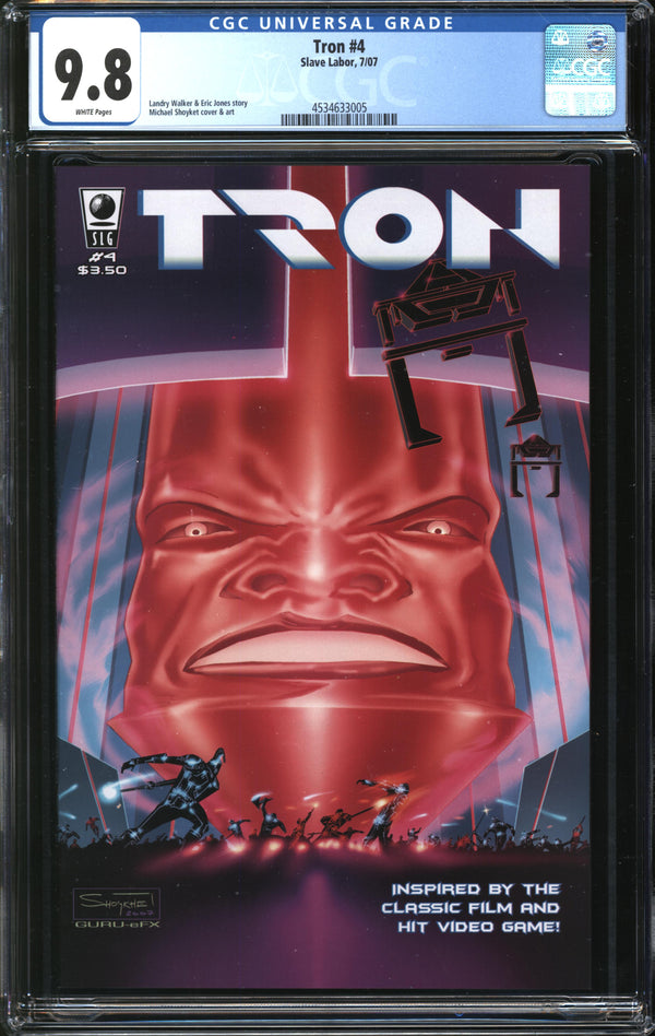 Tron (2006) #4 CGC 9.8 NM/MT