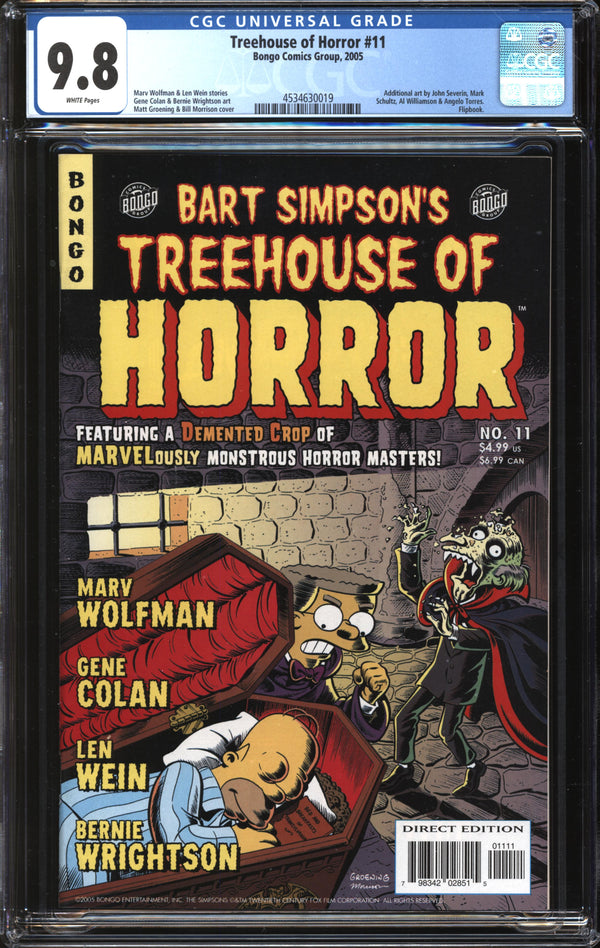 Treehouse Of Horror (1995) #11 CGC 9.8 NM/MT