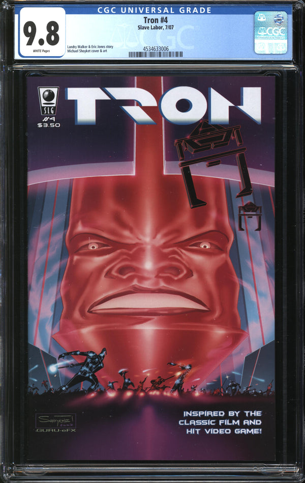 Tron (2006) #4 CGC 9.8 NM/MT