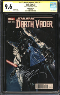 Star Wars: Darth Vader (2015) #1 J. Scott Campbell Variant CGC x JSA Signature Series 9.6 NM+ Signed J. Scott Campbell