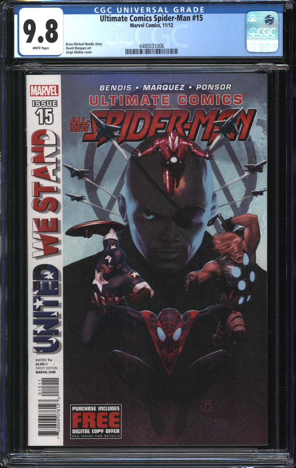 Ultimate Spider-Man (2011) #15 CGC 9.8 NM/MT