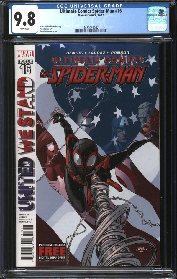 Ultimate Spider-Man (2011) #16 CGC 9.8 NM/MT