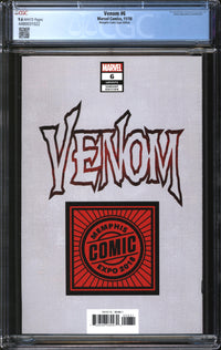 Venom (2018) #6 Kevin Nowlan Memphis Comic Expo Edition CGC 9.6 NM+