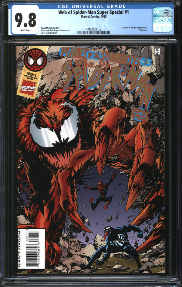 Web Of Spider-Man Super Special (1995) #1 CGC 9.8 NM/MT