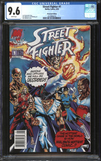Street Fighter (1993) #1 Newsstand Edition CGC 9.6 NM+