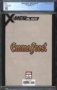 X-Men: Black - Emma Frost (2018) #1 Virgin Edition CGC 9.8 NM/MT