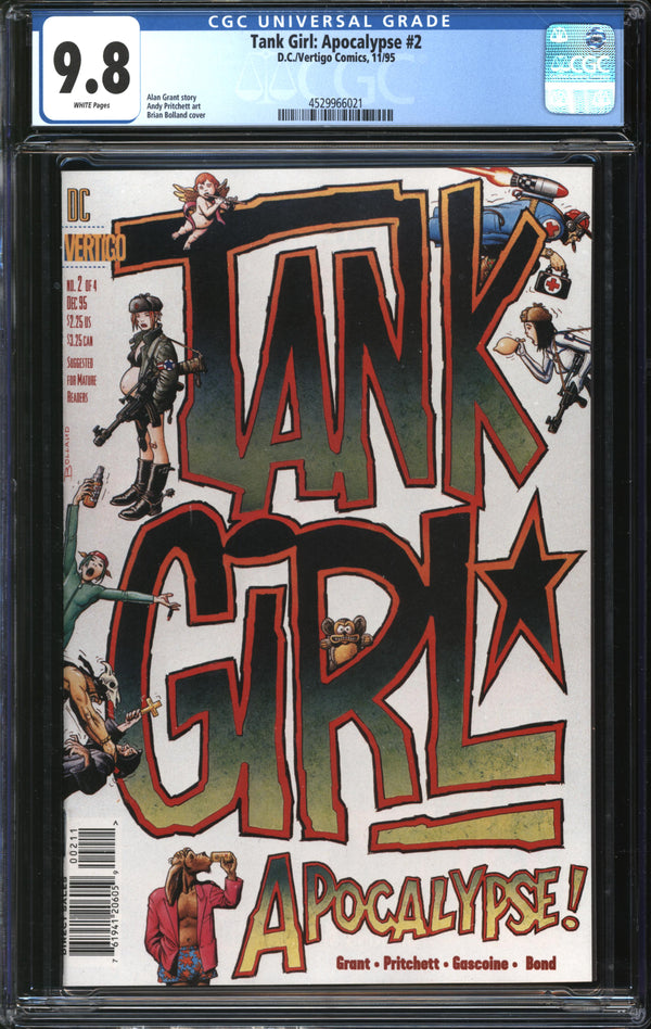 Tank Girl: Apocalypse (1995) #2 CGC 9.8 NM/MT