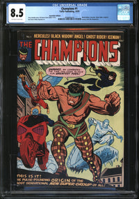 Champions (1975) #1 Australian Edition (Yaffa Publishing, 1979) CGC 8.5 VF+