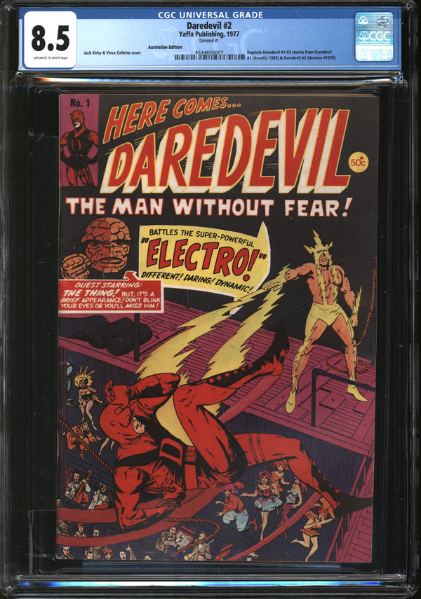 Daredevil (1964) #  2 Australian Edition (#1 Yaffa Publishing, 1977) CGC 8.5 VF+