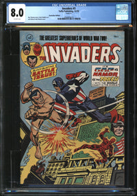 Invaders (1975) #3 Australian Edition (#1 Yaffa Publishing, 1978) CGC 8.0 VF